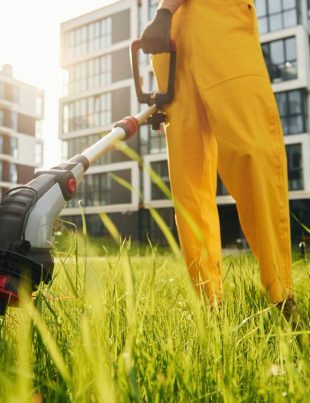 man cut the grass with lawn mover outdoors in the 2023 11 27 05 09 49 utc 1